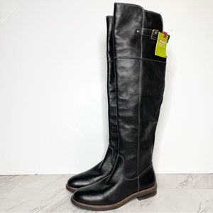New! Pikolinos Aldaya Black Leather Tall Boot 9.5